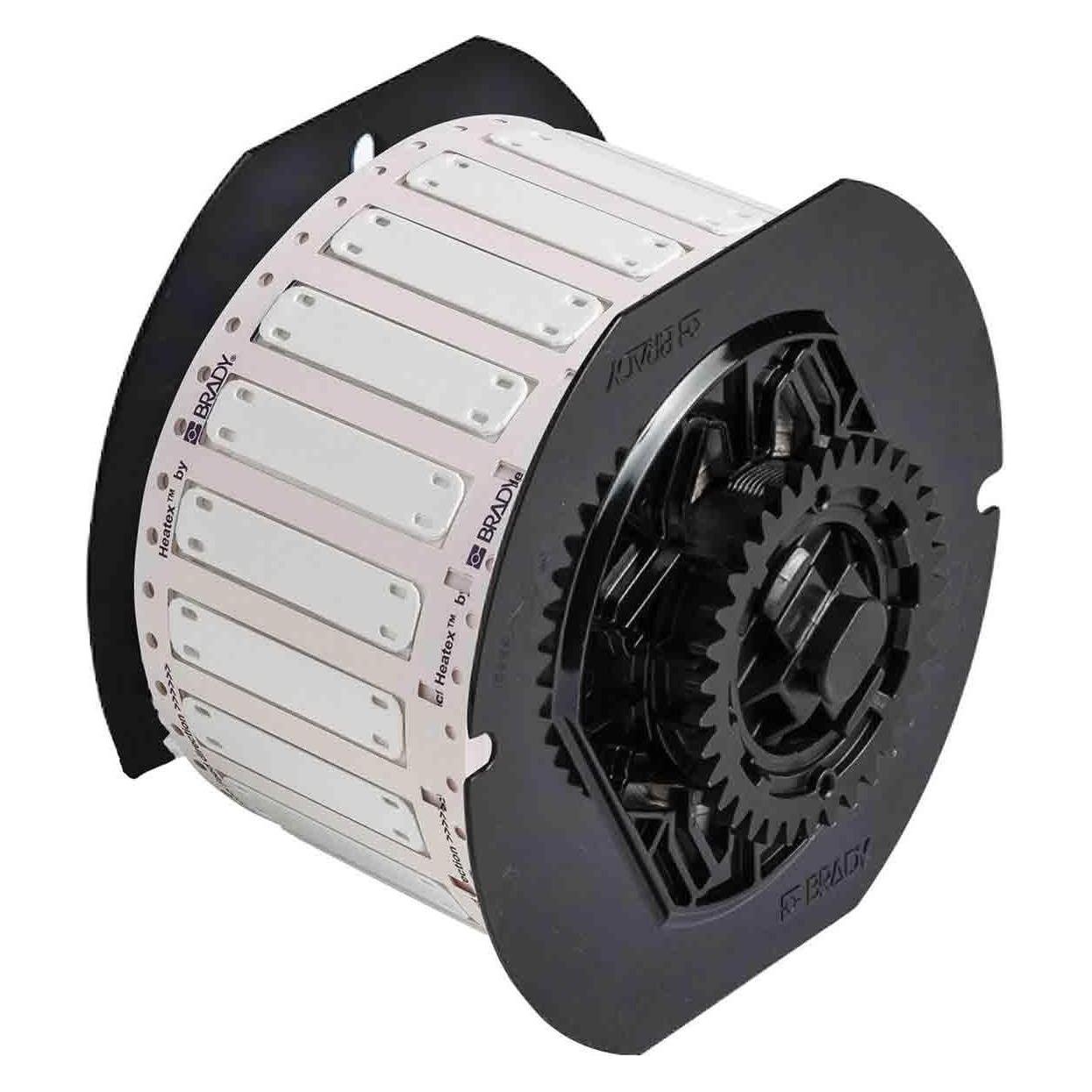 Brady B33-7515-7643-WT, Heatex Schilder, Weiss, matt, 75.00 x 15.00 mm, für BBP33, i3300, i5300 (50 (B33-7515-7643-WT)
