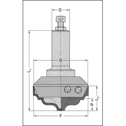 JSO HW-Profilmesser 30x35x2mm HW02 - 72470-6-30021-R
