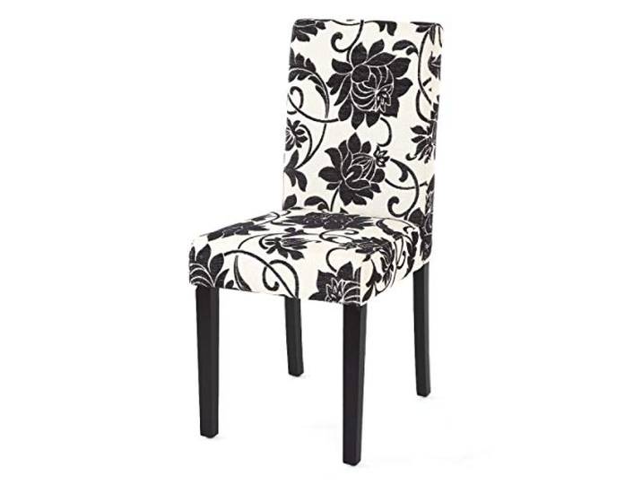 Mendler 6er-Set Stuhl Littau - Textil, Jacquard, dunkle Beine