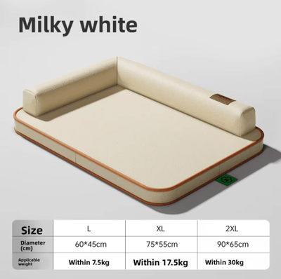 Inspire Picks All Season Waterproof Dog Mat Tear Resistant Washable Bed For Medium & Large Dogs beige xxl