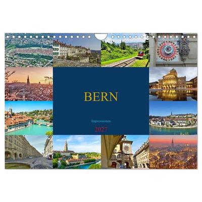 BERN Impressionen (Wandkalender 2027 DIN A4 quer), CALVENDO Monatskalender
