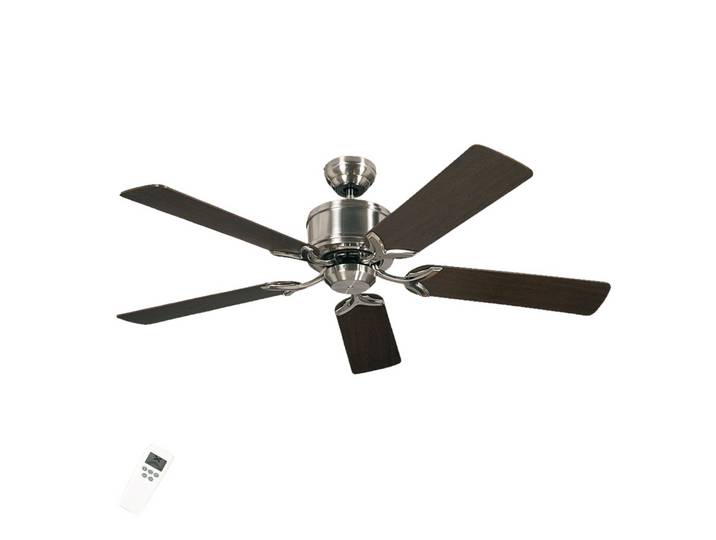 CasaFan Deckenventilator ECO ELEMENTS, wenge/ahorn, Ø 132 cm leise ELEMENTS, Holz dunkel, für Wohn- / Esszimmer, Holz, Modern