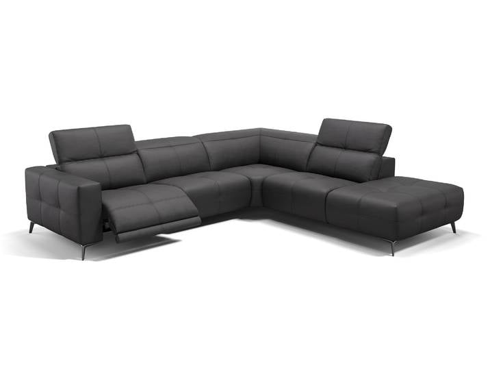 Ledersofa Ecksofa MARBELLA Relaxfunktion Eckcouch