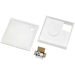 DM-Ott Duschmeister SET 1 Duschwanne Quadrat Acryl mit.. - Duschwanne