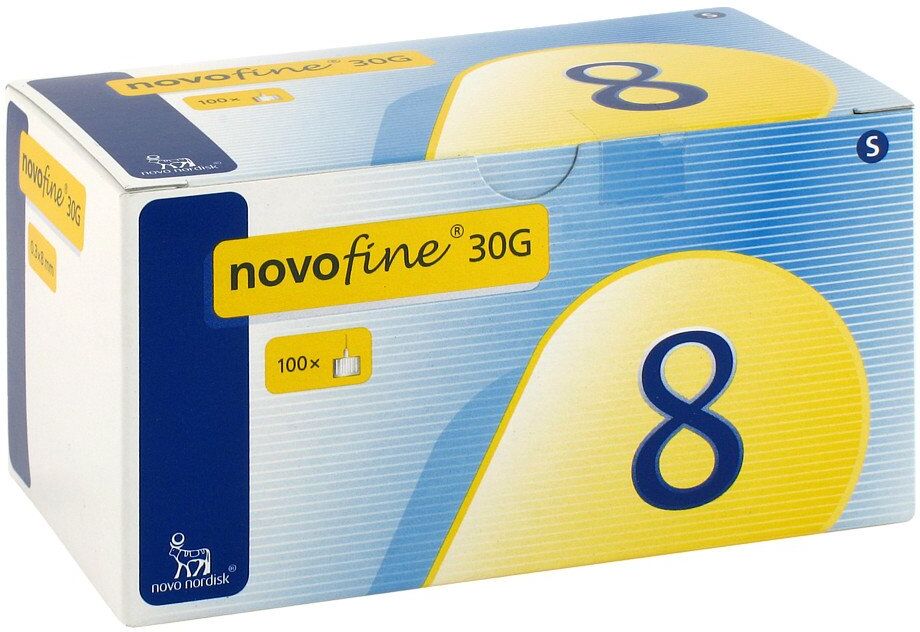 Novofine 8 Kanülen 0,30x8 mm