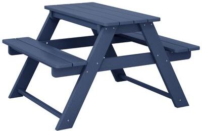 Polytrends Laguna Kids Outdoor Poly Picnic Table