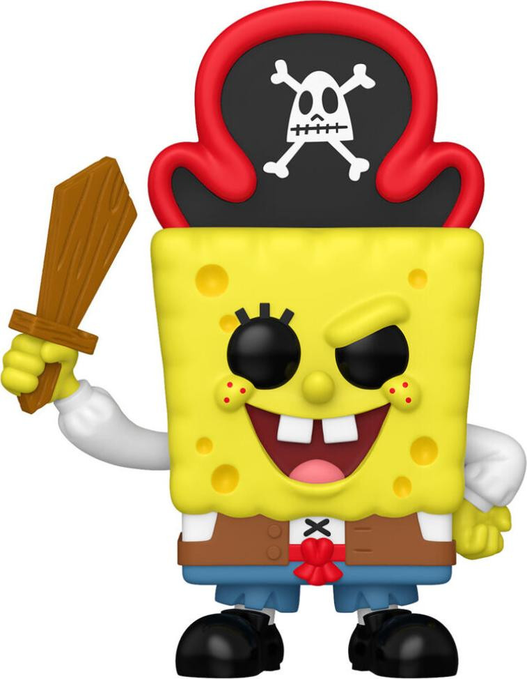 Funko POP! Vinyl Figuur SpongeBob SquarePants Piraat, 9 cm