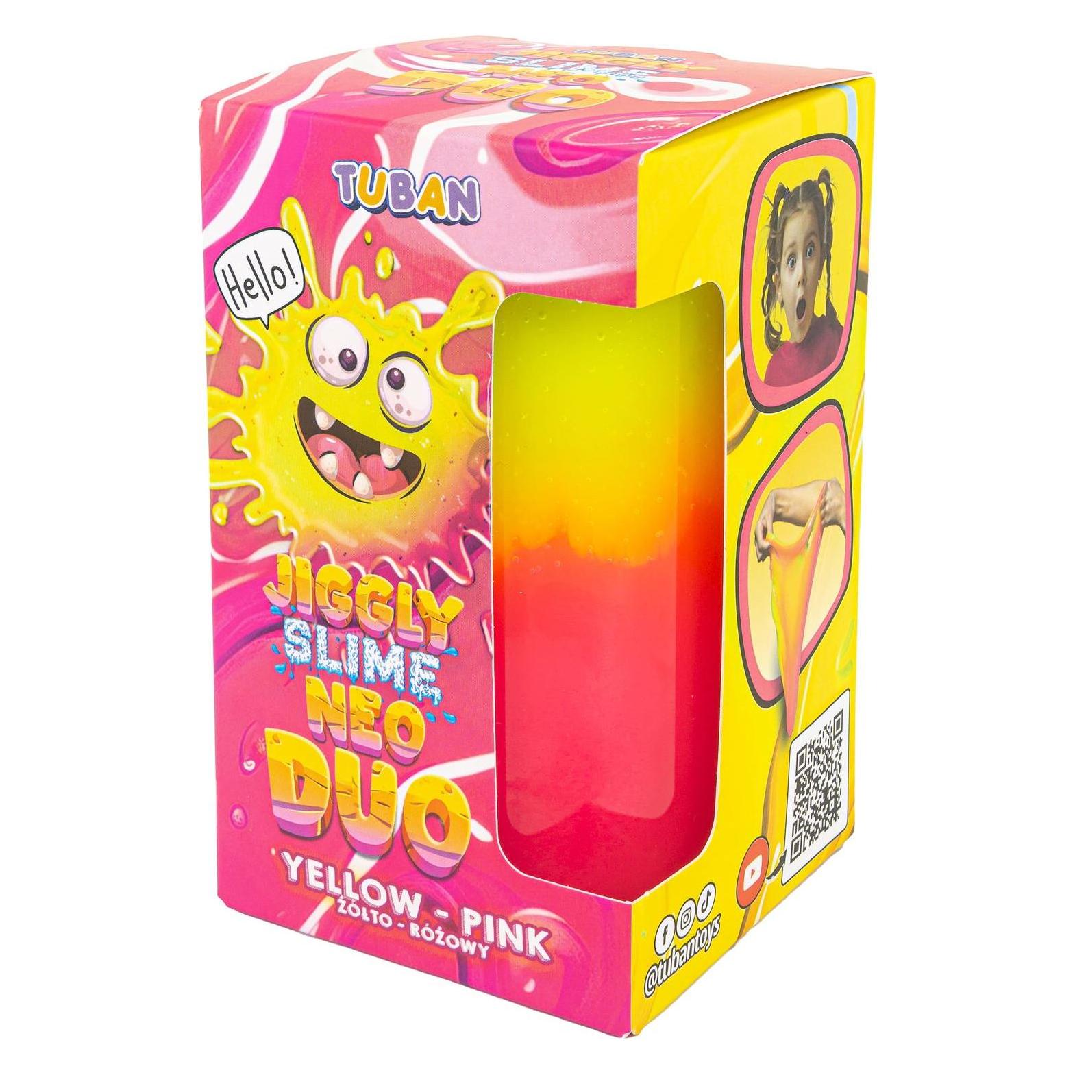 Tuban Jiggly Slime Neo Duo gelb-rosa 430g (TU3811)