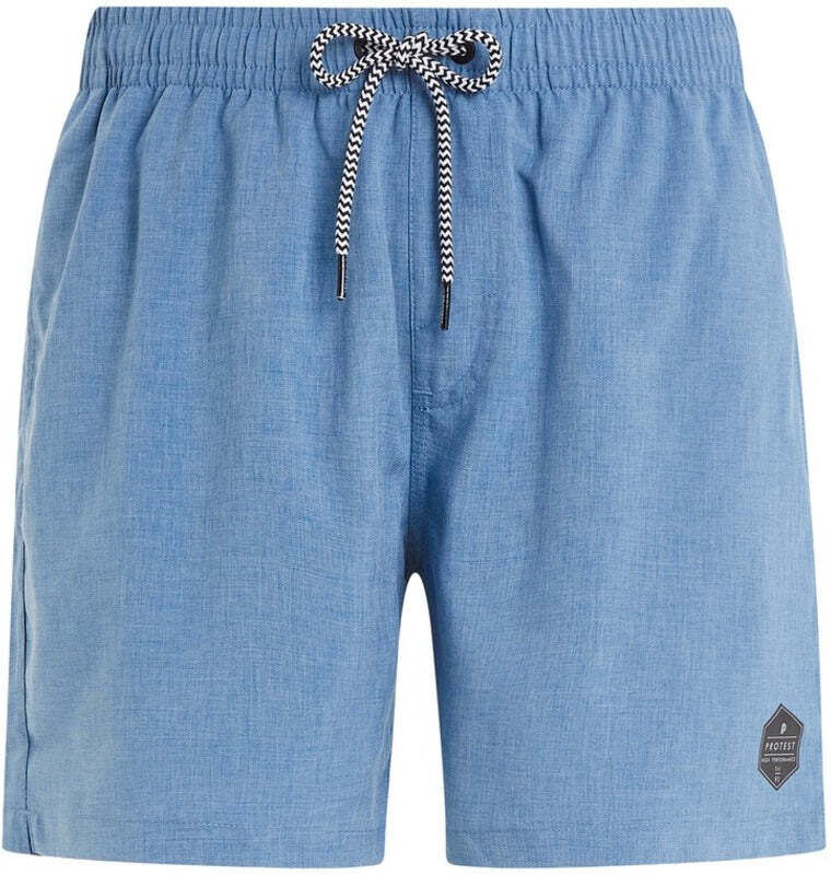Badehose PROTEST "Badehose DAVEY", Herren, Gr. M, EURO, blau (river blau), Obermaterial: 100% Polyester PES., Badehosen Badehose river blau M, EURO