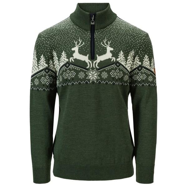 Dale of Norway - Dale Christmas Sweater - Merinopullover Gr XL oliv/grün