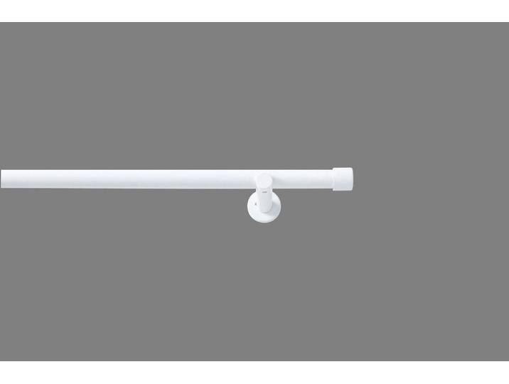 Vorhangstange GOOD LIFE Gorra Gr. 18, weiss (weiß), L:320cm Ø:20mm, Metall, Gardinenstangen, Vorhangstange, Metallgarnitur, Wandmontage, schlicht, modern