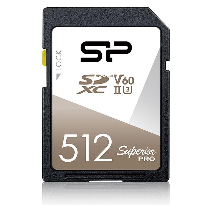 Silicon Power memory card SDXC Superior Pro UHS-II (512 GB, SDXC, U3, UHS-II) (SP512GBSDXJV6V10)