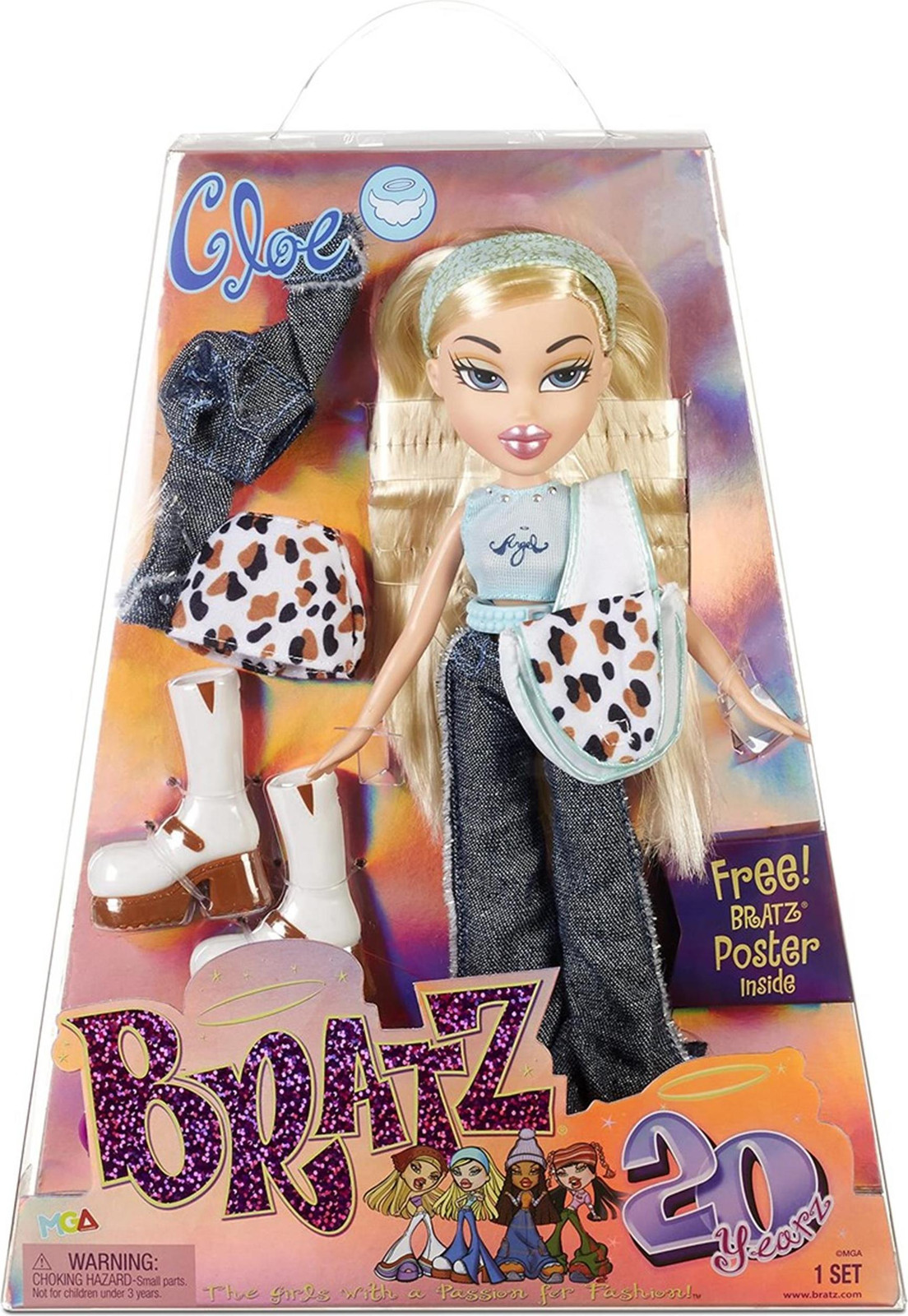 MGA Bratz Original Cloe Modepop voor meisjes, meerkleurig