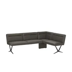 Woodford Eckbank  Ryder ¦ grau ¦ Maße (cm): H: 88