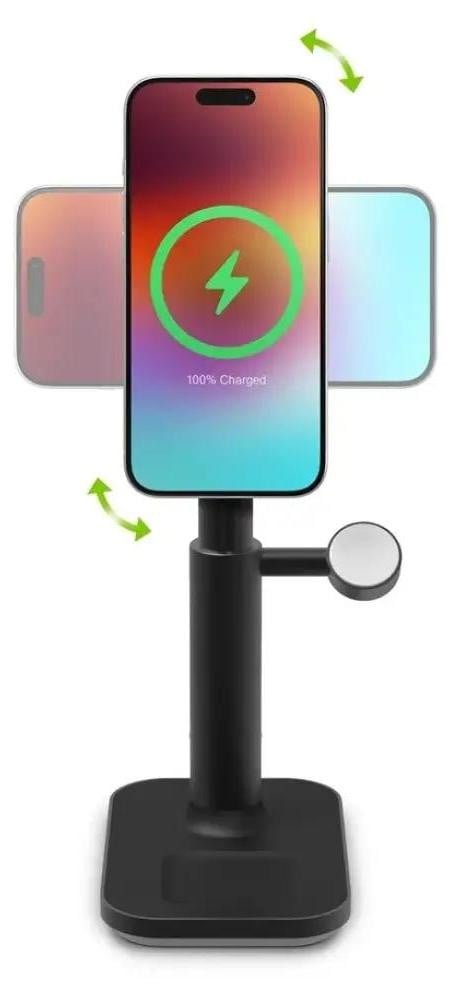 mophie Interne USB Draadloze Oplader Zwart