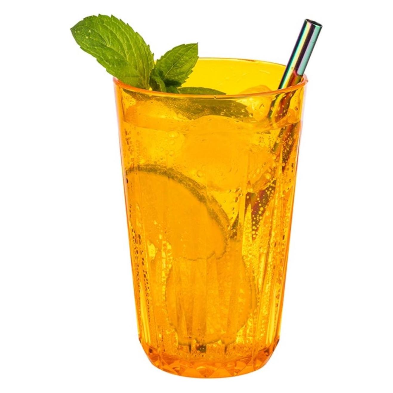 APS Trinkbecher CRYSTAL, 0,30 Liter, orange (0.30 l) (10532)