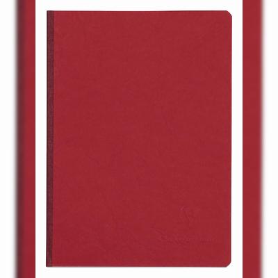 Clairefontaine 5x Notizbuch AgeBag A5 Leinen bl 96 Blatt - Rot 795402C