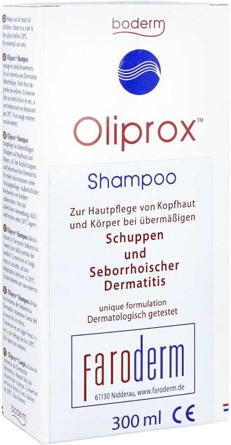 FaroDerm Oliprox Shampoo b.seb.Dermatitis und Schuppen 300ml