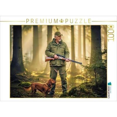 CALVENDO Puzzle Die Wildnis ruft und der Jäger folgt. | 1000 Teile Lege-Größe 64x48cm Foto-Puzzle für glückliche Stunden, von , Calvendo Puzzle