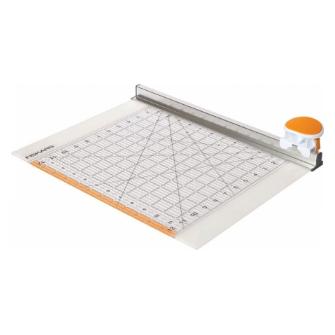 Fiskars Rollmesser Ø 45 mm mit Lineal, 12" x 12", Orange/Weiss, 1016264 (8 Blätter, 12 x 12 Zoll) (FS1016264)