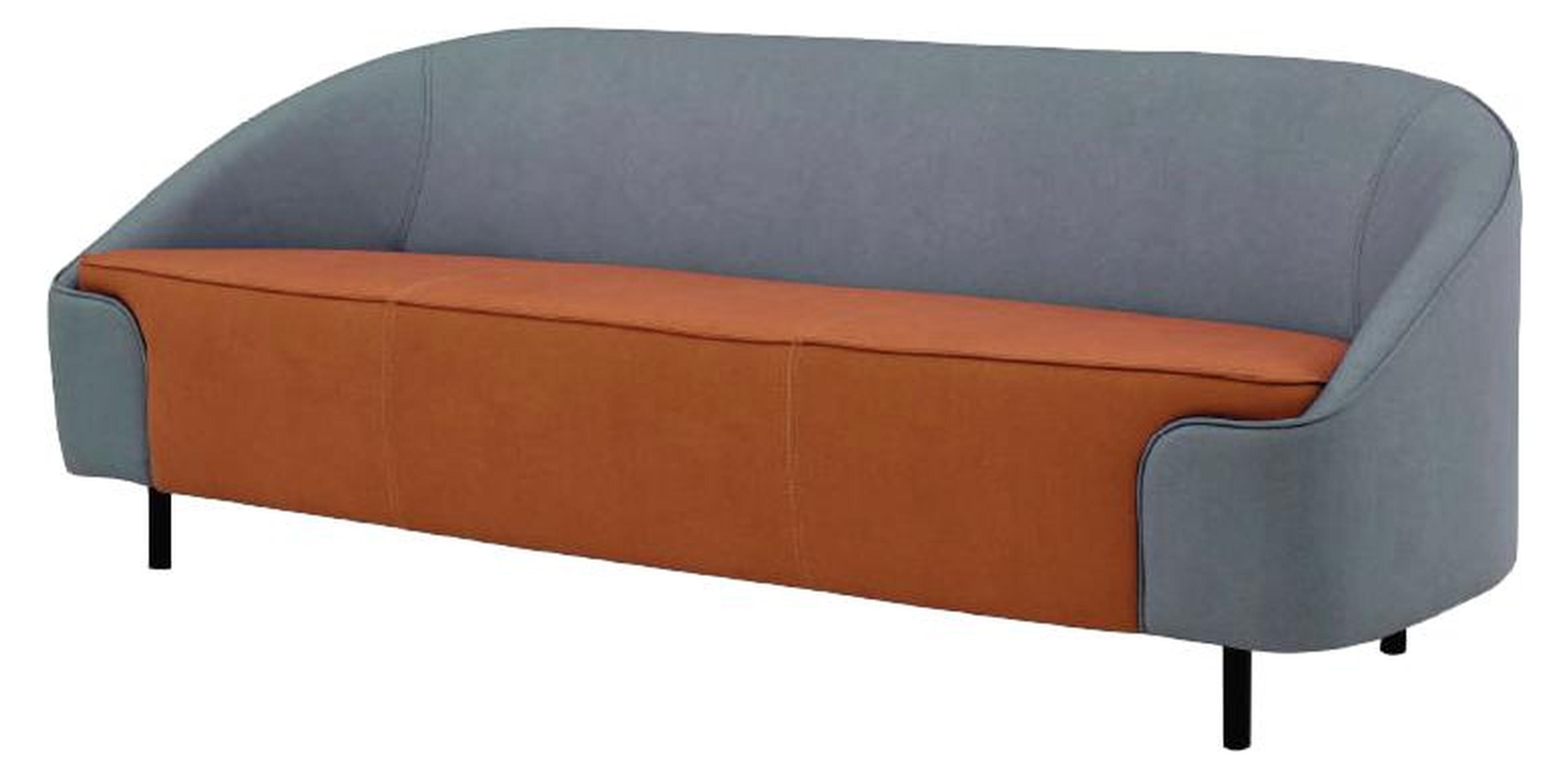 Sofas Polster Sofa 3 Sitzer Büro Einrichtung Leder Design Modern Sofa