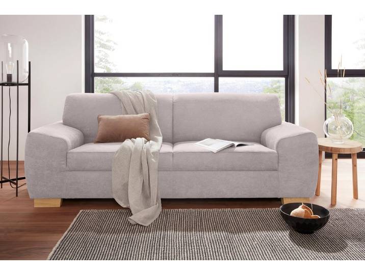 DOMO collection 2,5-Sitzer Incanto kubische Formensprache, Breite 220cm, bequem, flache Armlehnen