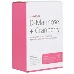 medpex D-Mannose + Cranberry 30X1,95 g