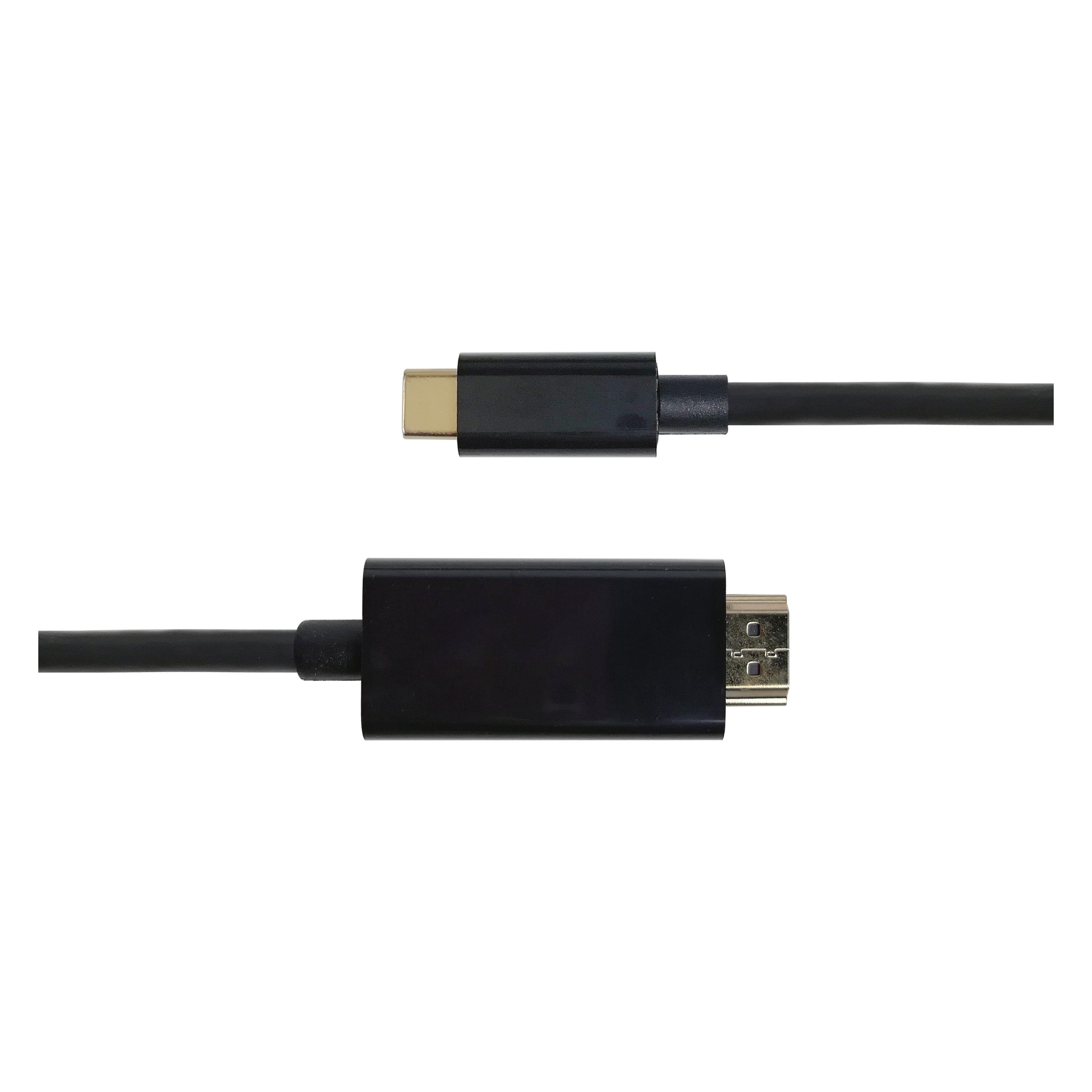 Deltaco USB Typ C - HDMI (typ A) (1 m) (USBC-HDMI-1010)