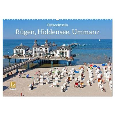 Ostseeinseln Rügen, Hiddensee, Ummanz (Wandkalender 2027 DIN A2 quer), CALVENDO Monatskalender