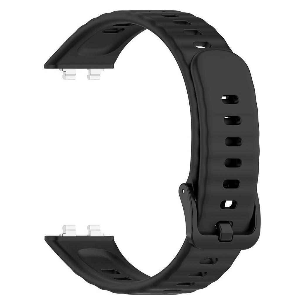 Techsuit - Watchband (W082) - Huawei Band 11 / Band 11 Pro - Black (Silicone) (68332364)