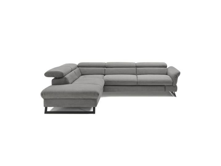 Trendstore Cassandra Ecksofa - Webstoff Campsbay taupe , Kopftei