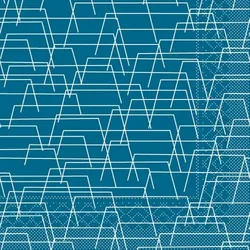 Mank Serviette aus Tissue - Tarik Blau, 40 x 40 cm, 100 Stück - Strukturen