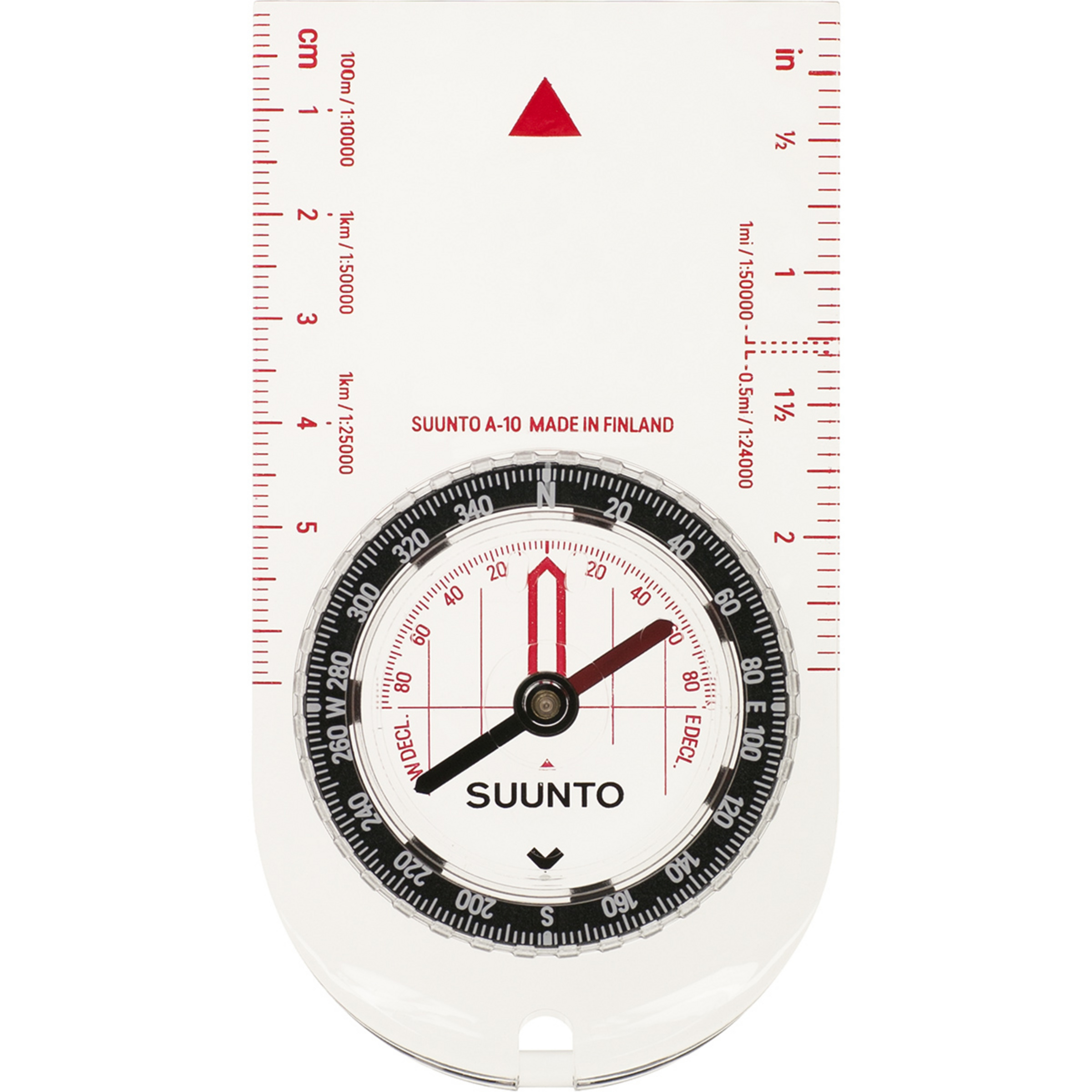 Suunto A-10NH Linealkompass Kompasse weiss Camping