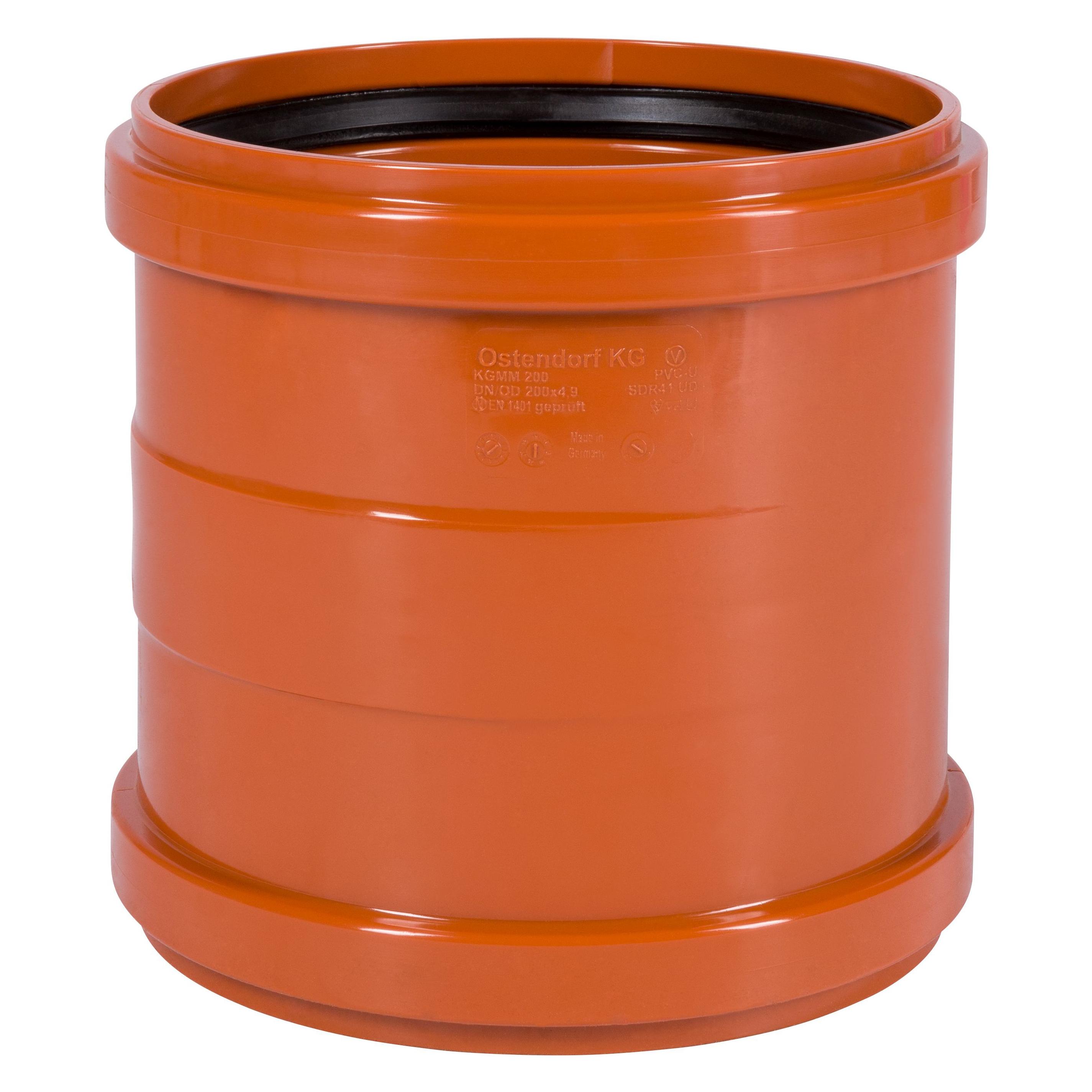 Ostendorf KG Doppelmuffe DN/OD 200 (Rohrverschraubung) (223510)