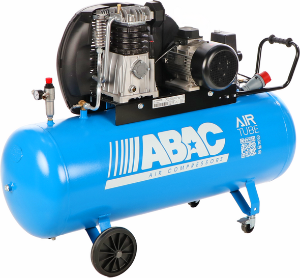ABAC EXP A39B 270 CT3  Drehstrombetriebener Elektroluftkompressor mit Riemenantrieb  3-PS-Motor  270 Liter