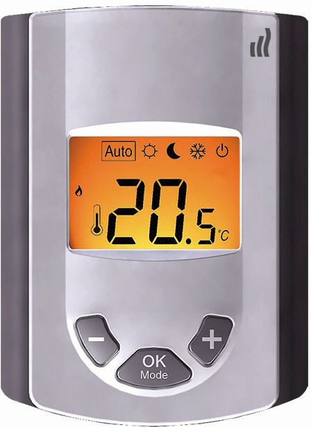 Purmo TempCo Digital Régulateur de température d'ambiance FAW0RWRFDVNC030 , 50/60Hz, électronique, 5-30°C