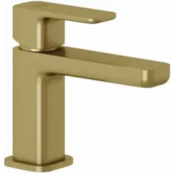 Kludi RENON Waschtischarmatur 85 42266N075 mit Push-Open Ablaufgarnitur Brushed Gold