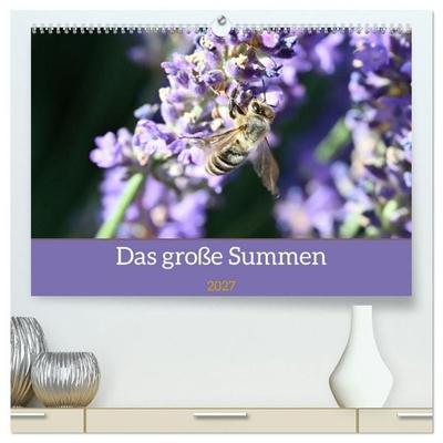 Das große Summen (hochwertiger Premium Wandkalender 2027 DIN A2 quer), Kunstdruck in Hochglanz