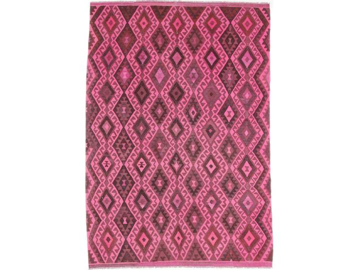 Kelim Afghan Chromatic Teppich 206x295 Handgewebt Orientteppich Wolle