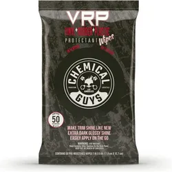 Chemical Guys VRP Shine and Protectant Wipes 50 Stk