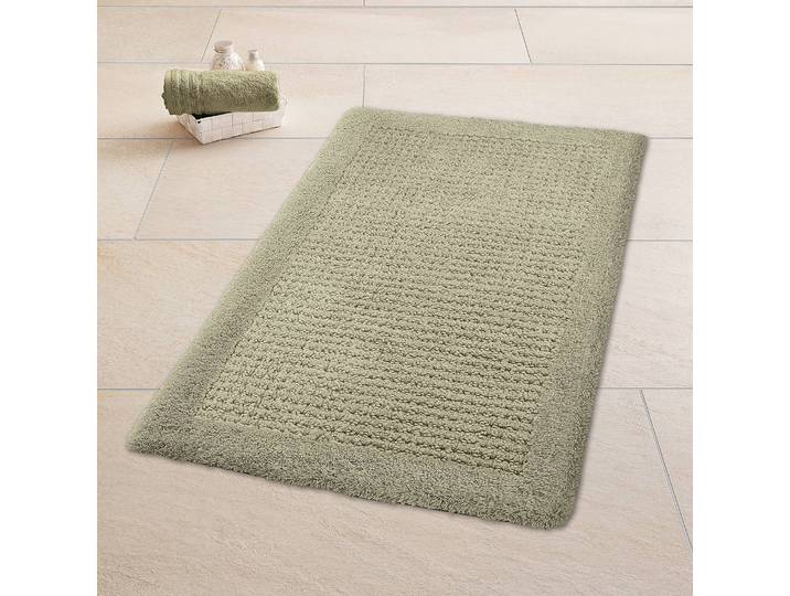 Badteppich Net 60 x 90cm Grün/Grün