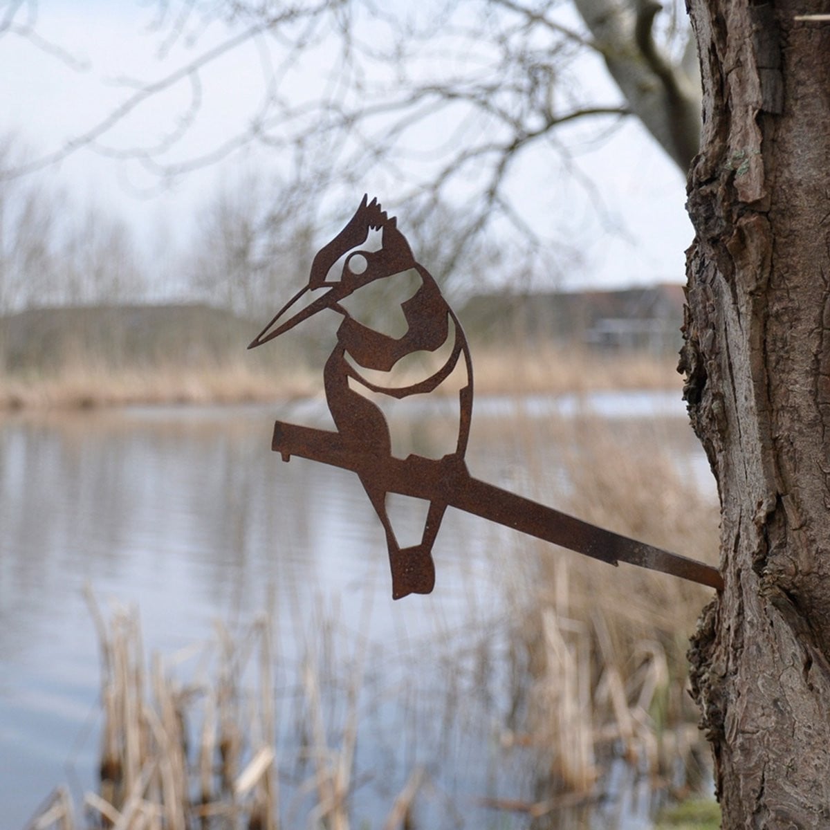 Metalbird ijsvogel decoratie voor ophanging