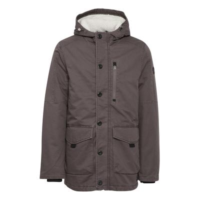 Winterjacke INDICODE "Winterjacke IDHempe", Herren, Gr. M, grau (dunkelgrau), Obermaterial: 100% Baumwolle CO., Jacken Winterjacke