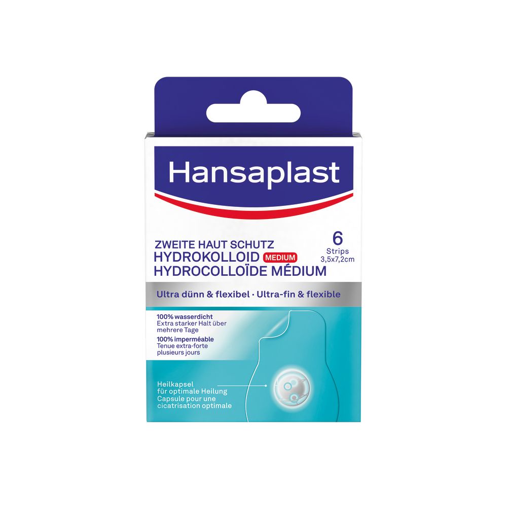 Hansaplast Zweite Haut Schutz Pflaster 6 St