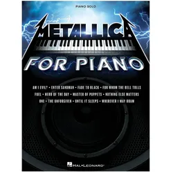 Hal Leonard Metallica for Piano Solo - Notenbuch