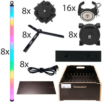 Stairville The Tube II Tour Bundle 2 marron