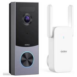 Aosu R1 Ultra Video-Türsprechanlage WLAN Türsprechanlagen-Modul, Inneneinheit Schwarz, Grau V8S13