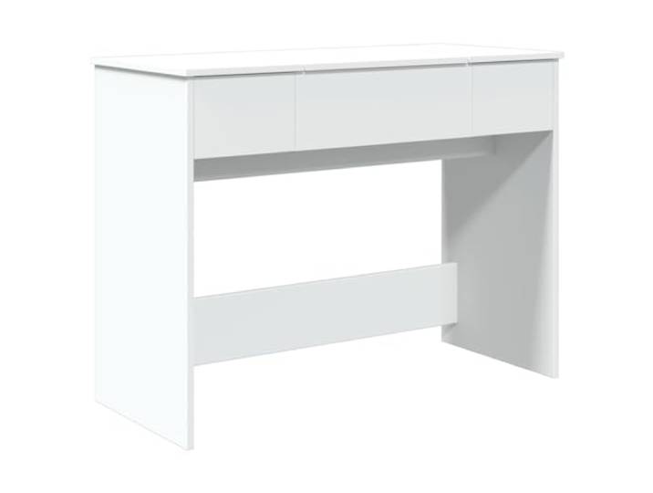 vidaXL Schminktisch mit Spiegel Weiß 100x45x76 cm