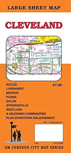 Cleveland, Ohio Street Map   GM Johnson