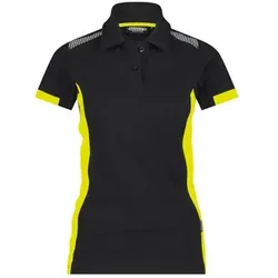 LOGIX - VERACRUZ Poloshirt für Frauen, schwarz/warngelb, Größe M - warngelb - M